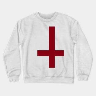 Upside Down Cross Crewneck Sweatshirt